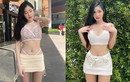 Đỏ mặt hot girl xinh đẹp mặc hở táo bạo khi dạo phố