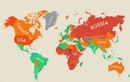 Xem bản đồ cho thấy Việt Nam hạnh phúc thứ nhì thế giới