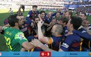 Suarez được tung hô trong ngày Barca vô địch La Liga
