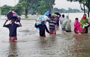 Hình ảnh lũ lụt càn quét khu vực Nam Á 