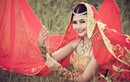 Phát thanh viên Truyền hình Quốc Phòng hóa cô dâu Ấn Độ 