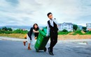 Cặp đôi 9X Vũng Tàu chụp ảnh cưới với thùng rác