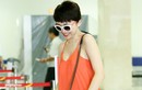 Tóc Tiên mặc áo ngủ gây chú ý ở sân bay
