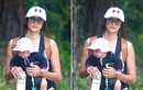 Siêu mẫu Irina Shayk lần đầu để lộ mặt con gái mới sinh