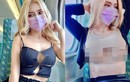 Đi tàu điện, nàng hot girl gây khó chịu vì "mặc như không mặc"