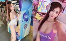 Đỏ mặt trước hot girl vô tư mặc bikini đi mua kem 