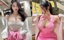 Hot girl xinh đẹp mặc hớ hênh, o ép vòng một "ná thở"