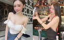 Ngượng chín mặt hot girl vô tư “thả rông” vòng một, khoe dáng nuột