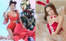 Hot girl gợi cảm hóa nàng thỏ Giáng sinh quyến rũ mê người