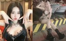 Ngượng chín mặt hot girl xinh đẹp “mặc như không” dạo phố