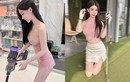 Hot girl diện đồ ngủ bó sát làm việc nhà khoe body cực phẩm