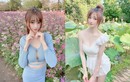 Mê đắm hot girl xinh đẹp khoe body siêu nuột giữa biển hoa 