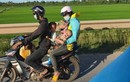 Hành trình vượt 1.700km xuyên dịch bằng xe máy của gia đình 5 người Lào Cai