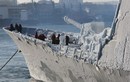 Tàu chiến Hàn Quốc thành…kem vì thời tiết nước Nga