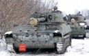 Pháo tự hành 2S1 ly khai Ukraine nã đạn dữ dội