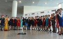 Trình diễn thời trang tiếp viên hàng không ở Moscow