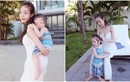 Hot girl Elly Trần khoe ảnh dạo biển cùng con gái