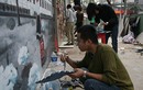 “Mục sở thị” tranh bích họa bừng sáng trên phố Phùng Hưng