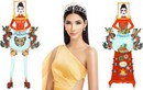 Trang phục 'Bàn thờ' của Hoàng Thùy lọt top bình chọn tại Miss Universe
