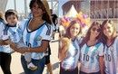 Bạn gái Messi dẫn dàn hot girl cổ vũ cho người tình
