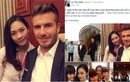 Tận mặt nữ tiếp viên xinh đẹp “tự sướng” cùng Beckham