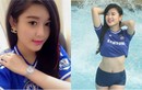 Á hậu Huyền My gợi cảm làm mê mệt fan Chelsea