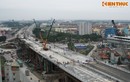 Cận cảnh cầu vượt thép lớn nhất Hà Nội đang gấp rút hoàn thiện