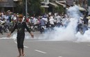 Biểu tình ở Campuchia biến thành bạo lực 