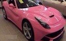 Ferrari F12 màu hồng quyến rũ xuất hiện trên phố