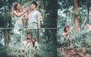 Cặp đôi bác sĩ rủ nhau vào rừng chụp ảnh cưới cực "dị"