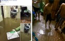 Sinh viên, giới trẻ khốn đốn trong cảnh Hà Nội ngập lụt
