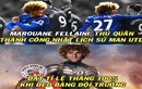 Ảnh chế bóng đá: Fellaini - đội trưởng thành công nhất MU