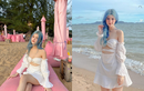 Khoe body khi đi biển, hot girl làng game Thái Lan gây bão mạng