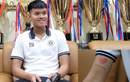 Tiền đạo U23 Việt Nam xăm điều đặc biệt của bạn gái lên người