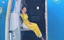 Tiếp viên trưởng hãng Vietnam Airlines khoe thân hình lý tưởng