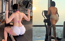 Diện quần "bằng gang tay" tập gym, cô gái Hàn Quốc gây phản cảm