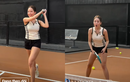 Hot girl Trâm Anh khoe dáng nuột nà trên sân Pickleball