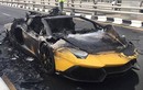 Siêu xe Lamborghini Aventador 50th cháy thành tro tại Dubai