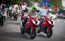 Dàn siêu môtô "hàng khủng" rước dâu tại Biên Hòa