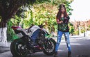 Nữ biker Việt "làm gỏi" Kawasaki Z1000 phiên bản 2016