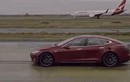 Xe điện Tesla Model S đọ sức cùng Boeing 737