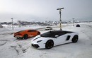 Trượt tuyết bằng "siêu bò” Lamborghini giá triệu đô