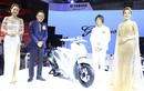 Minh Hằng "hẹn hò" Chi Pu tại gian hàng Yamaha ở VCMS 2017