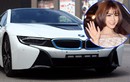 Diệp Lâm Anh diện “hở bạo” cưỡi siêu xe BMW i8 tiền tỷ