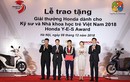 Giải Honda Y-E-S cho kỹ sư, nhà khoa học trẻ Việt Nam 2018