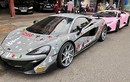 Siêu xe McLaren 12 tỷ khoác áo giáng sinh tại Sài Gòn