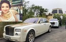 Rolls-Royce Phantom "biển khủng" rước cô dâu vàng đeo trĩu cổ 