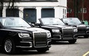 “Soi” xe sang Limousine Aurus Senat mui trần, bọc thép của Nga