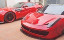 Bộ đôi xe Ferrari chục tỷ lăn bánh trên đường làng Hải Dương