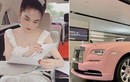 "Nữ hoàng nội y" Ngọc Trinh khoe video Rolls-Royce tiền tỷ màu hồng